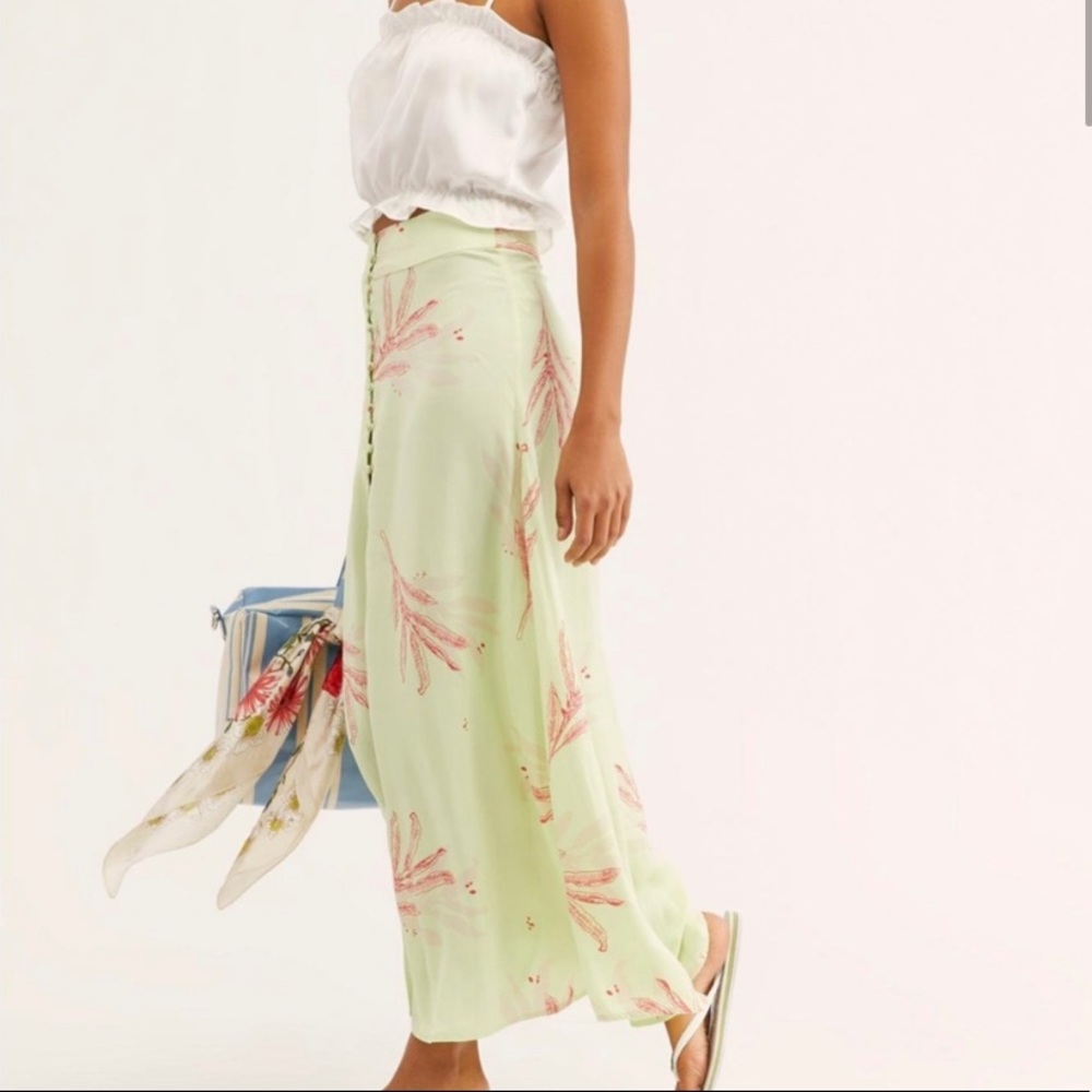 NWOT Free people Sammy buttondown skirt